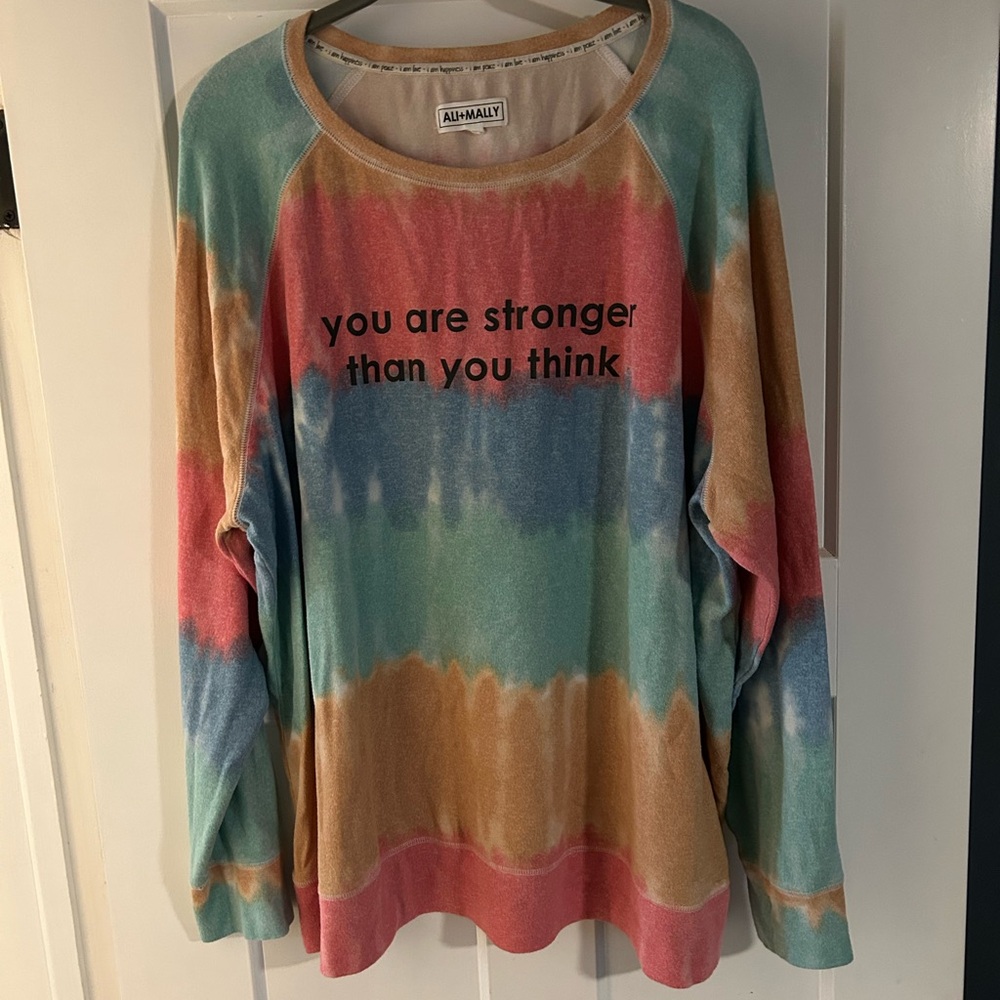 Colorful Tie-Dye Long Sleeve Shirt
